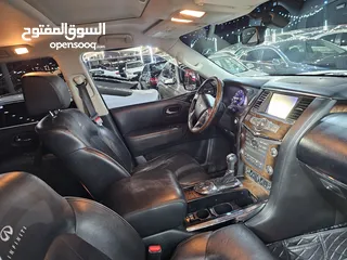  14 انفنتي QX80 / جديدة كليا حالة وكالة بكل ماتعنيه الكلمة / كاملة المواصفات 7 مقاعد لا تحتاج لدرهم واحد