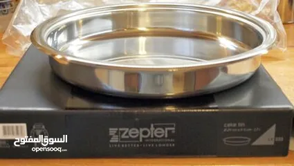  3 قالب كيك 24 سم- ارتفاع 4.0 سم - zepter LX-333   انية - طنجرة - إناء - وعاء - طناجر- أواني - طاسة