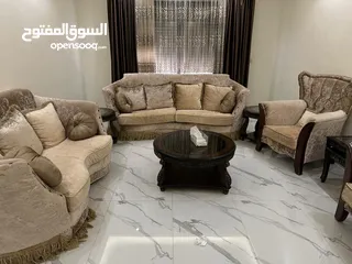  4 كنب ضيوف مع ملحقاته