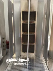  2 معدات مطعم شاورما للبيع grills with table for sale