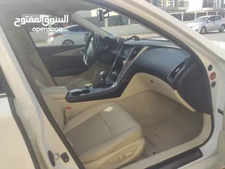  7 انفينيتي 2014 Q50 محركها 2.0 توربو نظيف و نشط، تسجيل اول مرة آخر 2015 نظيفة للبيع شغل