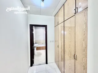  14 AMAZING ONE BEDROOM AND Hall WITH BIG BALCONY TWO BATHROOM FOR RENT IN KHALIFA CITY A