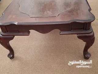  3 طاوله خشب ثقيل