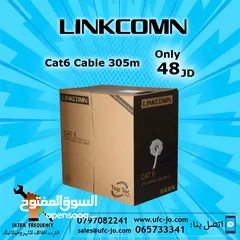  1 كيبل شبكة انترنت نوع LINKOMN  CAT.6