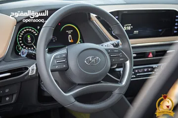  9 Hyundai Sonata 2023 Hybridعداد صفر  Zero Mileage السيارة وارد و كفالة الشركة