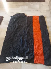  6 للتخيبم sleeping bag وارد اميركا مستعمل بحالة ممتازة ماركة ARMY NAVY قياس 75سم×180سم+30سم مع شنتة