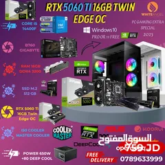 16 Intel i5-12400F + GIGABYTE RTX 4060 للألعاب، التصميم، والبث بدون تقطيع!