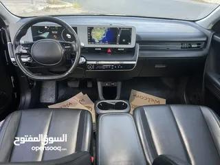  13 هيونداي ايونيك 5 2022 كهربا فحص كامل وارد كوريا  عداد قليل تقطع 500 بالشحنة البطارية  بحالة الوكالة