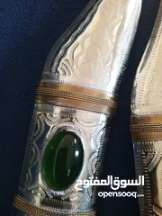  16 خناجر فريده مشغوله يدويا عاج مطعم فضة وفولاذ الله يبارك