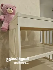  4 wooden baby changing table