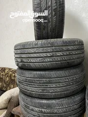  7 طقم 205/55/17 اخو الجديد