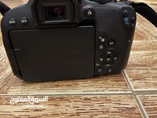  3 Canon EOS 800D w/ Kit Lens, 50mm f/1.8 Lens, Tripod, Battery & Charger, Laptop Cable, Backpack