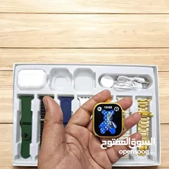  4 ساعة i20 Ultra – الإصدار التاسع الجديد كلياً  7 سيرات + سير رولكس حديد فاخر AirPods Pro كوبي