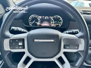  14 رنج روفر ديفندر 2023 HSE 110 بنزين كامل الأضافات فحص كامل بحالة الوكالة اكسسوارات كاملة Dynamic X