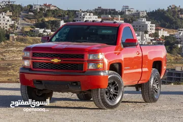  6 شيفروليه سلفرادو موديل 2015 غمارة بحالة ممتازة 4X4 فحص كامل Single Cav !!