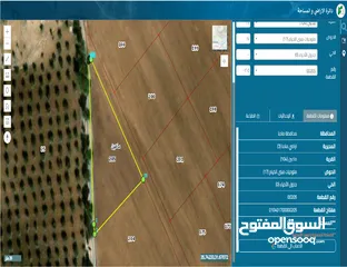  2 ارض للبيع مادبا ماعين ملوحيات مبنى الخيام قطعة ارض مميزة على شارعين بمساحة 3500 م واصل جميع الخدمات