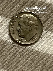  1 العملة النادرة من الفضة 1965