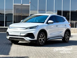  27 تم وصول BYD YUAN PLUS البطارية الكبيرة فحص كامل لون سلفر مميز بي واي دي يوان بلس عداد قليل