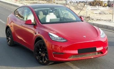  1 Tesla Y 2021 Dual Motor فحص كامل