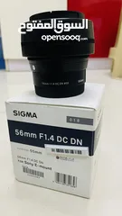  3 ‏SIGMA 56MM F/1.4 DC DN