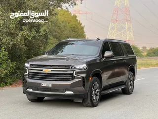  7 CHEVROLET SUBURBAN LT 2022 CANADIAN SPEC NO ACCIDENT  يدخل السعودية وارد كندا خالي من الحوادث