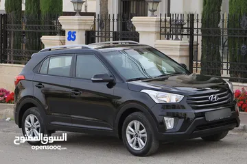  15 هيونداي كاريتا موديل 2017 فحص كامل صيانه الوكاله لحد الان قاطعه مسافه 80 الف كم تماتيك لون اسود