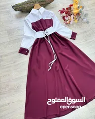  1 فستان كلوشه نازك