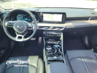  18 KIA K5 Hybrid 2021بانوراما فل  وارد كوري فحص كامل و لا ملاحظه كلين تايتل من دون حوادث