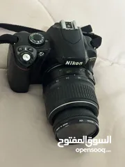 1 كاميرا nikon d40 with 18-55mm