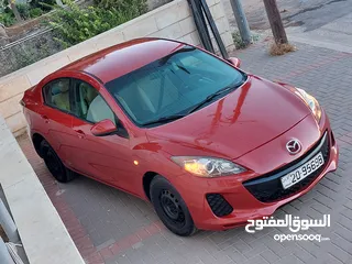  3 مازدا زوم 3 موديل 2014 خمري // مميزة جدآ