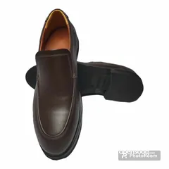  15 احذية جلد طبيعي نعل ربر