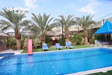  17 مزرعه للايجار اليومي  لمن يبحث عن الراحة التامه والاسترخاء