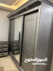  17 غرفة نوم ماستر خشب لاتيه وقشرة بلوط واحرف خشب زان ثقيلة جدا غير مستعملة ثقيلة جدا تصلح لعرسان