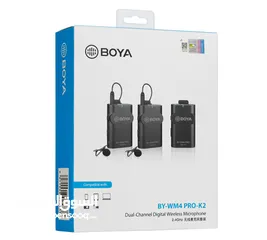  1 Boya Wireless By-WM4pro k2 مايكرفون ويرلس من بويا 