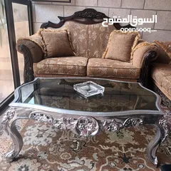  1 طاولة وسط مصري زان كامل