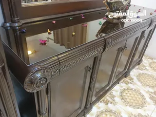  6 بسم الله الرحمن الرحيم السلام غرفة سفره فخمه تفصيل ثقيل مصنوعه من خشب الزان ول لاتيه وقشرت الزيتون ت