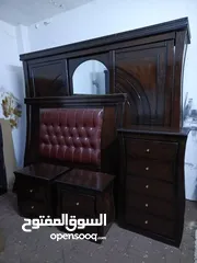  4 غرفه نوم ماستر تفصيل خشب لاتيه 18 بحاله الوكاله