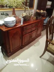  4 بوفيه عدد 2 مع مرايه