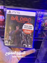  7 العاب بلاستيشن 4 و5  للبيع او البدل مع فرقية