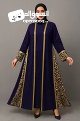  5 عباي ستاتي قطعتين نمررر مقصبه  وزن 50 لل 100 كريب روز