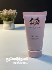  3 Lancome كحل و مزيل ميك اب عيون من  كريم للجسم /DeMARLY  عطر Paco rabbane fame travel size