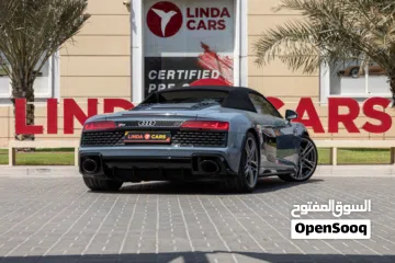  9 Audi R8 Spyder V10 Performance Convertible 2023 GCC under Agency Warranty