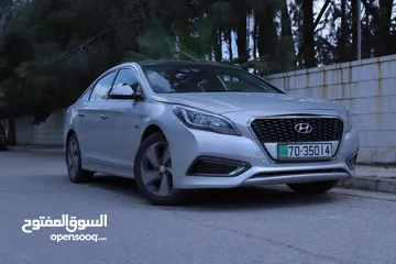  3 سياره للايجار هونداي سوناتا هايبرد 2019 فل بانوراما اقوووى العروض من  الدبلوماسي لتأجيــــر السيارات