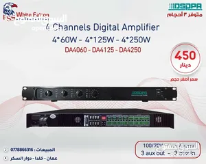  6 سماعات مع امبليفير العرض الأقوى على أنظمة الصوت من داسبا dsppa صوتيات بوق سماعات جدارية حدائق