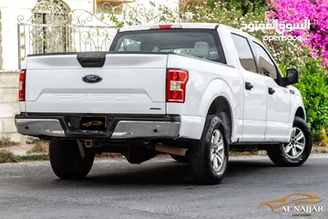  4 Ford F-150 Xlt 2018  البكب وارد و بحالة الوكالة و قطعت مسافة 87,000 كم فقط