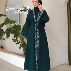  2 عباي قطعتين  خامة الكريب  فري سايز ل80 السعر 15 دنانير  نعيمه/اس راء8