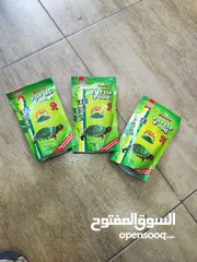  5 طعام سلاحف ، باللحوم النقية ، يقدم كما هو للسلاحف البرمائية