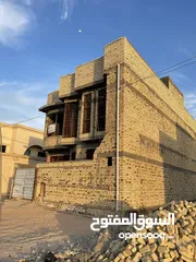  10 ببيت للبيع في حي بغداد ركن طابقين سعر 260 وبيه مجال