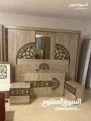  5 غرف نوم ماستر لامنيت تركي   السعر  190 الموقع الزرقا  الفرشه المجوز 50