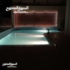  1 .دابوق شقه ارضيه 308م  +حديقه ومسبح خاص
